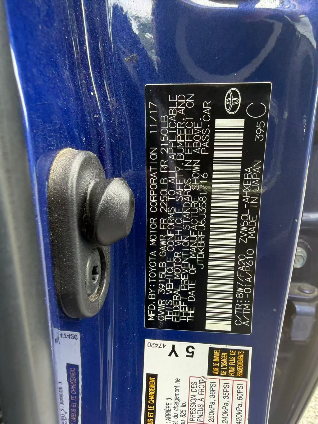 2018 TOYOTA PRIUS